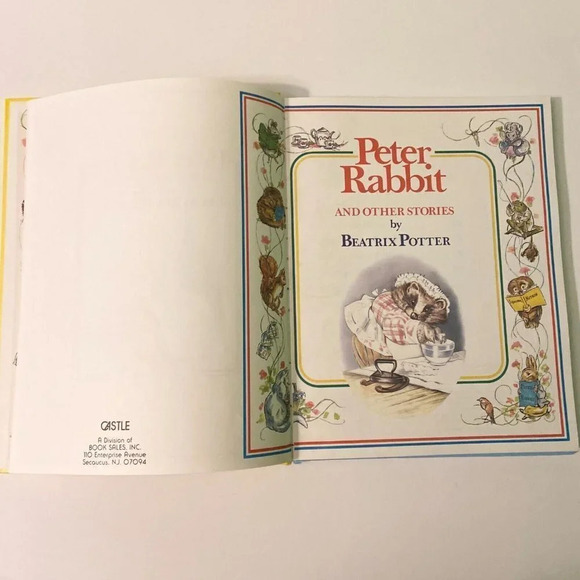 Vintage 1977 Peter Rabbit  and Other Stories by Beatrix Potter Castle Hardcover - Picture 7 of 16